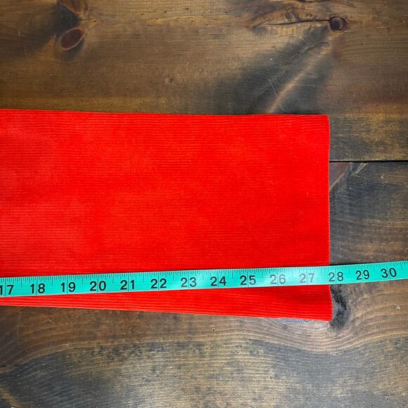 Tuckernuck Bright Red Corduroy Ashford Pants Side Zip Elastic Waist Womens Small - Picture 11 of 13